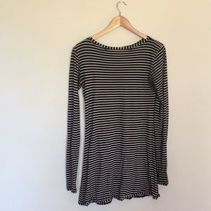 Jet striped shirt dress. Size 4.